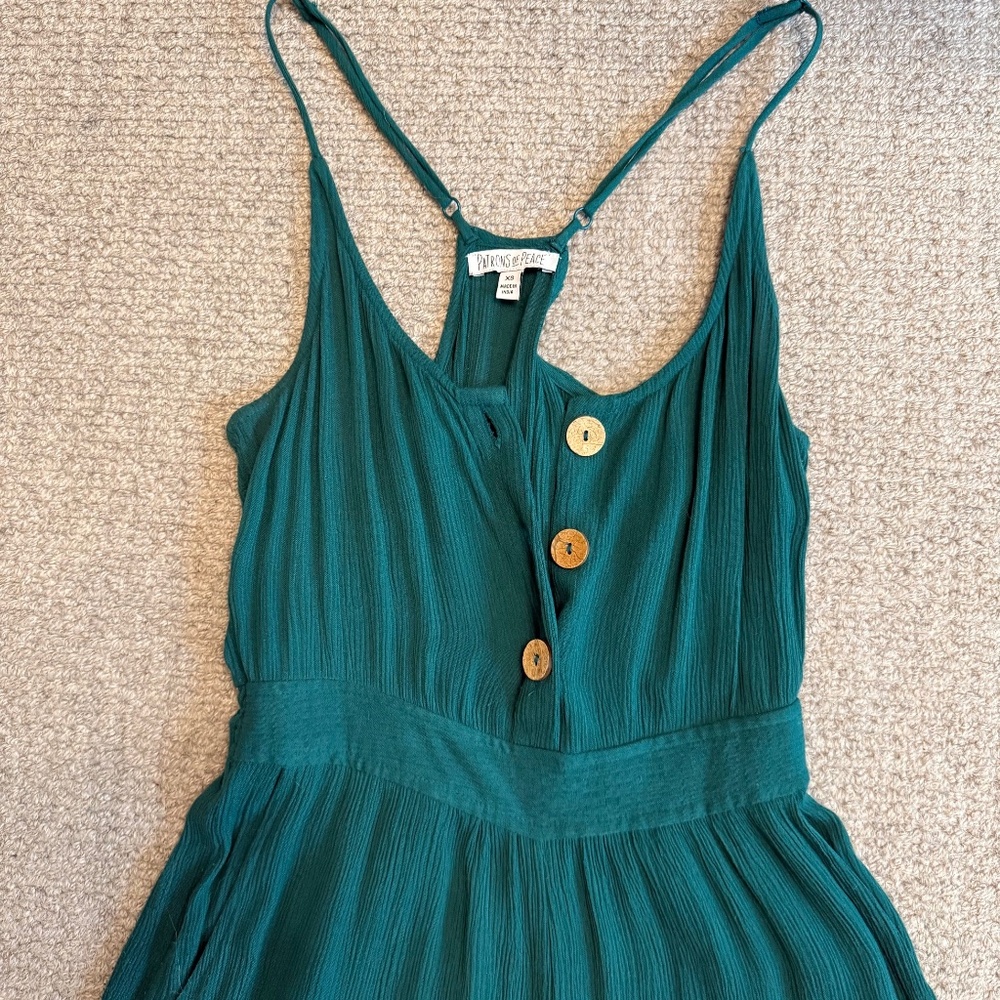 Green Jumpsuit - Picture 2 of 6